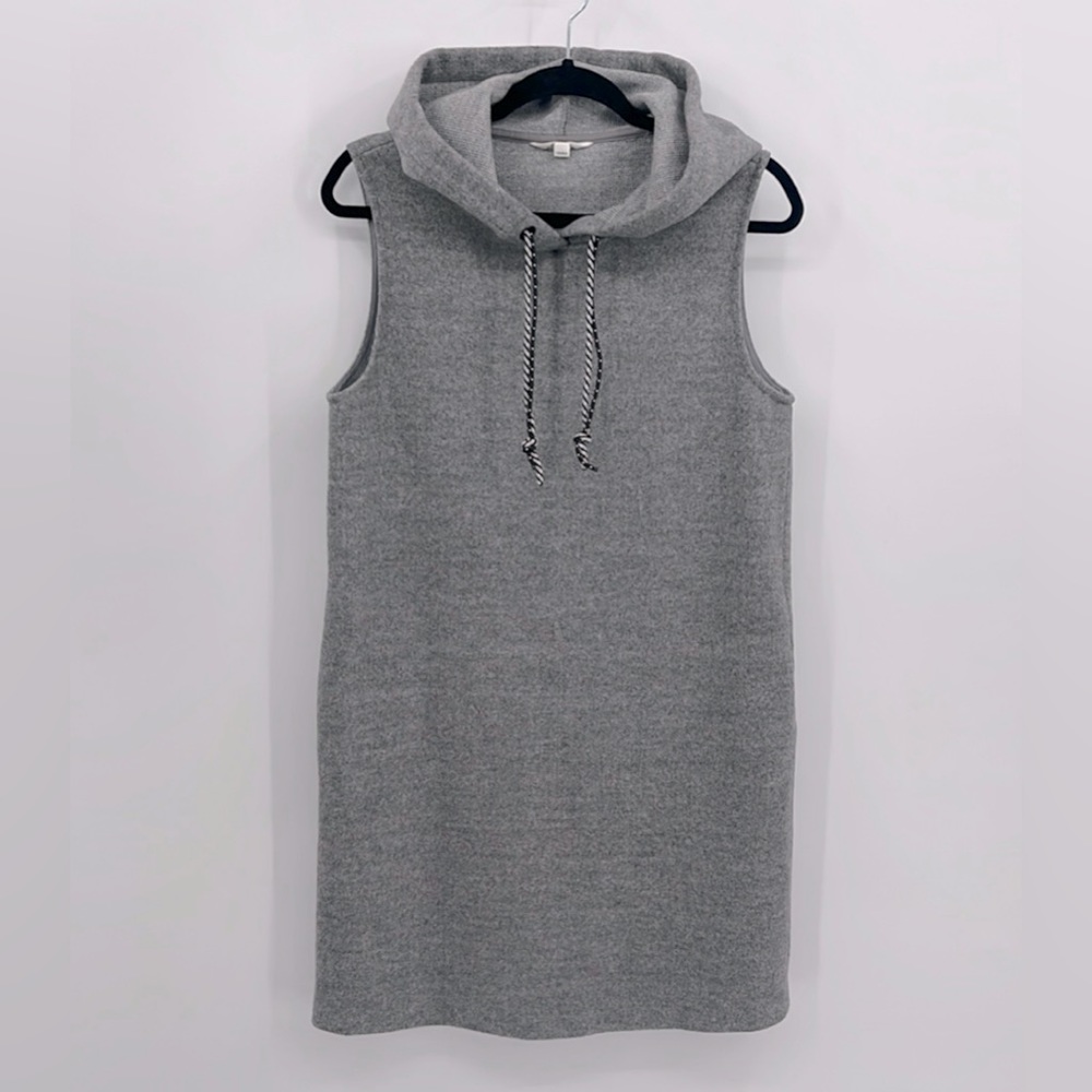 Anthropologie Puella Wool/Silk Blend Hooded Sleeveless Dress